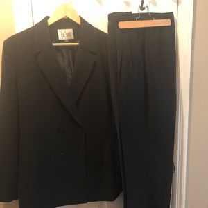 2pc Black Le Suit Pantsuit